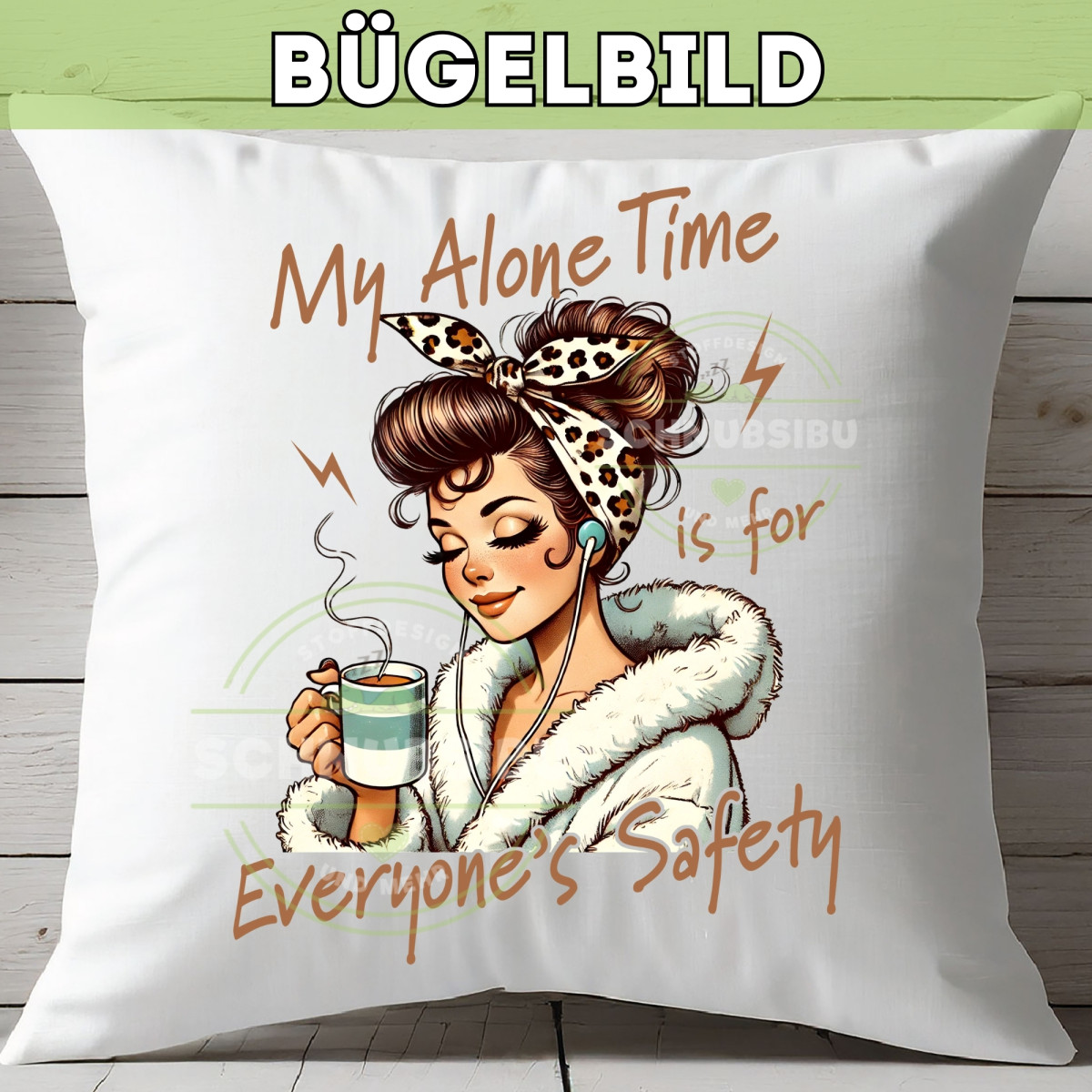 Bügelbild Muttertag - Alone Time